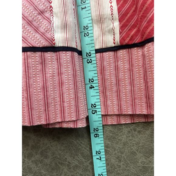 RARE ANTHROPOLOGIE ODILLE SZ 4 RED SKIRT VINTAGE (2004) WESTERN BOHO COTTAGECORE - Picture 7 of 9